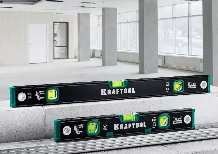 Профессиональный уровень с зеркальным глазком KRAFTOOL 34781-60 купить в Сургуте