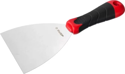 Шпатель ЗУБР &quot;МАСТЕР&quot;, профилированное нержавеющее полотно, 2к ручка, 100мм 10072-10 купить в Сургуте