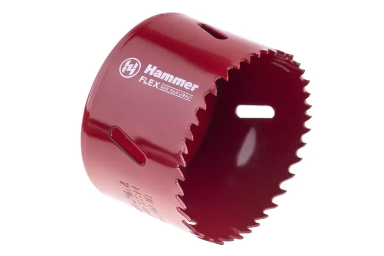 Коронка биметаллическая HAMMER Ф68х38мм 5/8" BiMETALL (224-013) купить в Сургуте