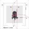 Нивелир лазерный ADA Combine 4V+6Dots купить в Сургуте