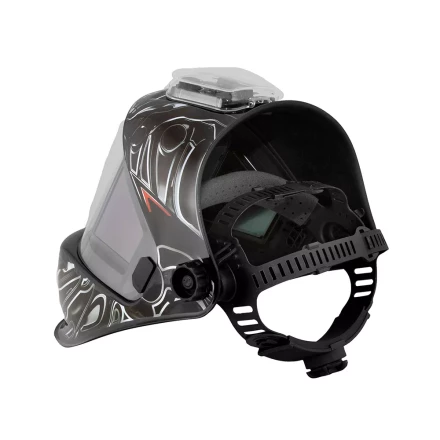 Маска сварщика Корунд МЕГА чёрная ф-р MEGA внеш. регулировка в коробке купить в Сургуте