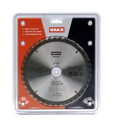 Диск пильный ф200х30 z40 дерево VMX 512423 купить в Сургуте
