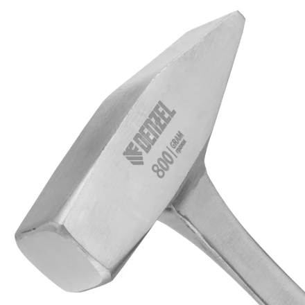 Молоток слесарный 800 г Denzel 10405, цельнометаллический, двухкомпонентная рукоятка купить в Сургуте