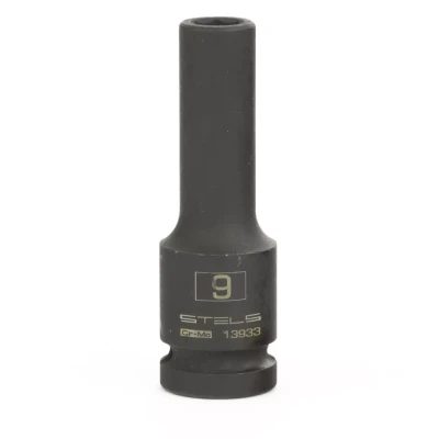 Головка ударная удлиненная шестигранная 9 мм 1/2" CrMo Stels 13933