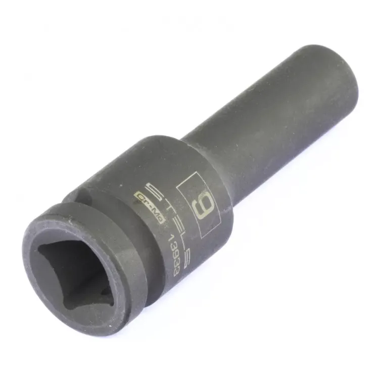 Головка ударная удлиненная шестигранная 9 мм 1/2" CrMo  Stels 13933 купить в Сургуте