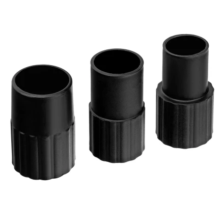 Комплект адаптеров для подключения пылесоса к электроинструменту 32-35-38 мм Denzel 28218 купить в Сургуте