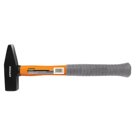 Молоток с фиберглассовой обрезиненной рукояткой 0,60кг   Кратон 2 15 01 008 купить в Сургуте