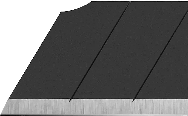Лезвия OLFA сегментированные BLACK MAX, 9х80х0,38мм, 13 сегментов, 50шт OL-ABB-50B купить в Сургуте