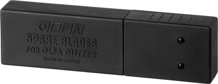 Лезвия OLFA сегментированные BLACK MAX, 9х80х0,38мм, 13 сегментов, 50шт OL-ABB-50B купить в Сургуте