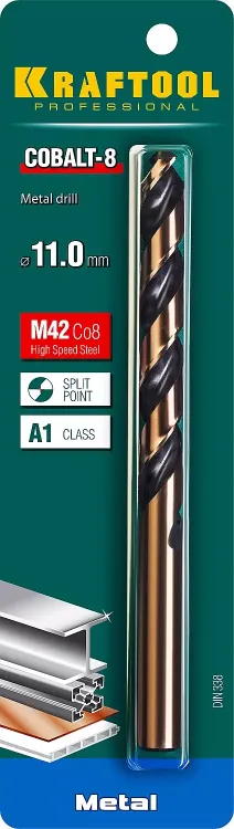 Сверло по металлу HSS-Co 29656-11 купить в Сургуте