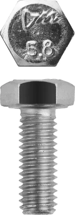 Болт ЗУБР &quot;МАСТЕР&quot; с шестигранной головкой, ГОСТ 7798-70, класс прочности 5.8, оцинкованный, M6x16мм, 5кг 303080-06-016 купить в Сургуте