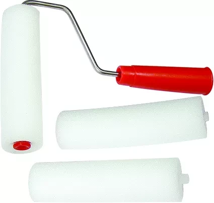 Набор: валик &quot;ПОРОЛОН&quot; с ручкой + 2 шубки 140 мм D валика - 42 мм  Россия 80450 купить в Сургуте