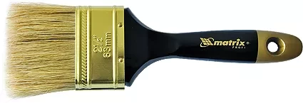 Кисть плоская &quot;Профи&quot; 1,5&quot; натуральная щетина деревянная ручка  MATRIX 83151 купить в Сургуте