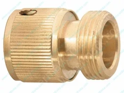 Соединитель латунный быстросъемный внешняя резьба 3/4" посадочный D 3/4" PALISAD 66275
