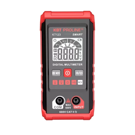 Мультиметр цифровой компактный КВТ SMART KT 123 с автоматическим выбором режимов и пределов измерений (88550) купить в Сургуте