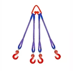 Строп текстильный четырехветвевой 4СТ 5 т L=8 м SF6 50 мм Звено РТ- 3