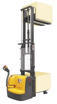 Штабелер самоходный 1,5 т 4,5 м XILIN CDDR15S Li-ion двухуровневый (сопровождаемый) 24/225 В/Ач 1041015 купить в Сургуте