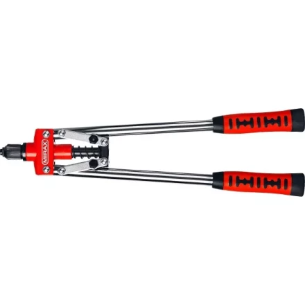 Заклепочник двуручный, MIRAX 31034, для заклёпок d=3,2 / 4,0 / 4,8 мм из алюминия и стали, литой корпус 31034_z01 купить в Сургуте