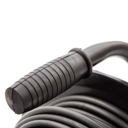 Удлинитель силовой 50 м Сибртех 95855, 10А, тип УХ10, ПВС, на кабельной катушке, 4 розетки без заземления купить в Сургуте