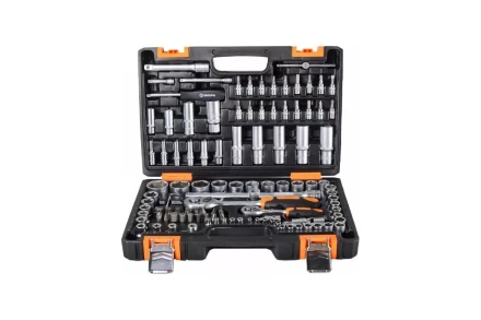 Набор инструментов, 1/2&quot;, 1/4&quot;, CrV, в кейсе 108 предметов Вихрь 73/6/7/8 купить в Сургуте