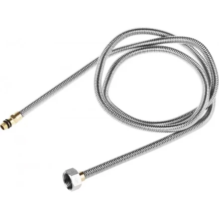 Подводка ЗУБР &quot;ЭКСПЕРТ&quot; сильфонная из нержавеющей стали, для смесителя, укороченная, г/ш (гайка-штуцер), 1/2&quot;, 1,5м 51012-150 купить в Сургуте