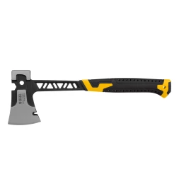 Топор цельнокованый 600 г Denzel 21499, двухкомпонентная обрезиненная рукоятка