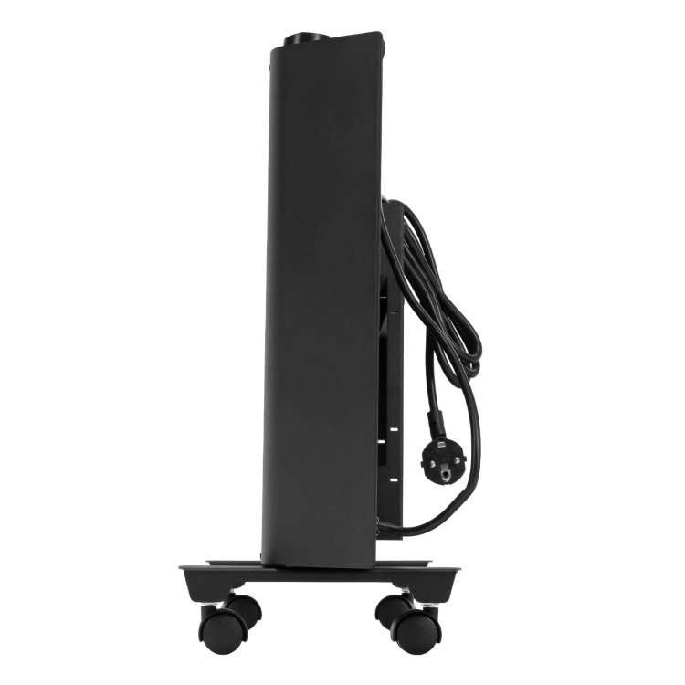 Конвектор электрический Denzel XCE-1500 B, 230 В, 1500 Вт, X-образный нагреватель черный 98128 купить в Сургуте