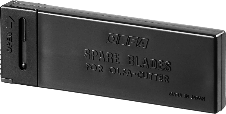 Лезвие OLFA сегментированные BLACK MAX, 9х80х0,38мм, 13 сегментов, 10шт OL-ABB-10B купить в Сургуте
