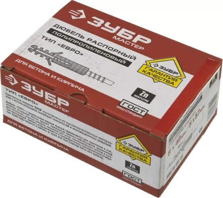 Дюбели ЕВРО с шурупом-крюком коробка серия МАСТЕР купить в Сургуте