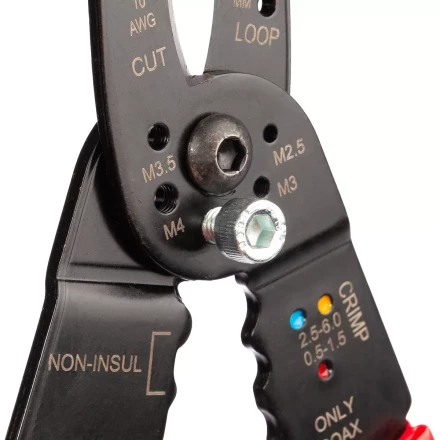 Многофункциональный стриппер КВТ WS-01F для снятия изоляции с проводов 0.5–4.0 мм (101541) купить в Сургуте