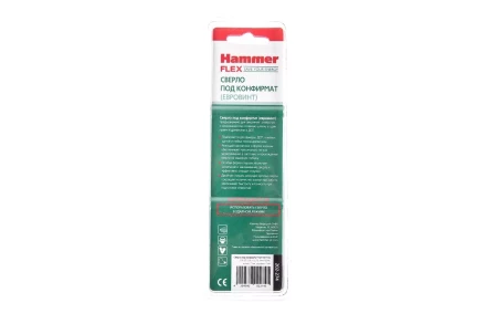 Сверло по дереву HAMMER Ф5х70мм (202-274 DR WD DBL FLUTE) купить в Сургуте