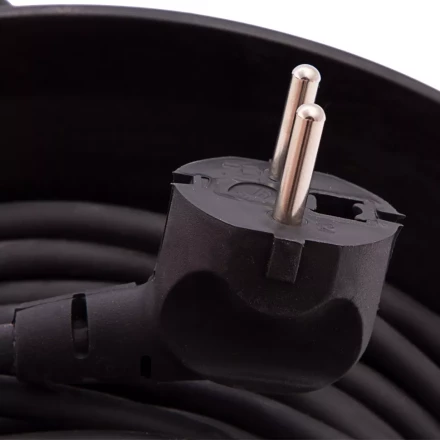 Удлинитель силовой 30 м Сибртех 95863, 16А, тип УХ10, ПВС, на кабельной катушке, 4 розетки без заземления купить в Сургуте