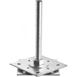 Анкер ЗУБР &quot;МАСТЕР&quot; регулируемый по высоте, 120х200х120мм, М20, 1шт 310265-120-20