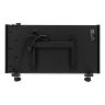 Конвектор электрический Denzel XCE-2000 B, 230 В, 2000 Вт, X-образный нагреватель черный 98129 купить в Сургуте
