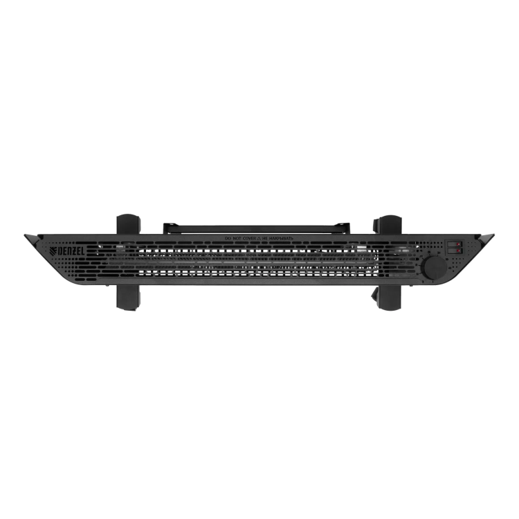Конвектор электрический Denzel XCE-2000 B, 230 В, 2000 Вт, X-образный нагреватель черный 98129 купить в Сургуте