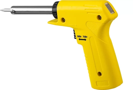 Паяльник с пистолетной пластмассовой рукояткой, STAYER &quot;MASTER&quot; MAXTerm, 55307-70, 30 - 70 Вт, конус 55307-70 купить в Сургуте