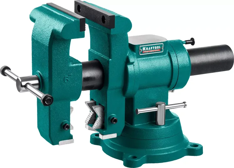Тиски KRAFTOOL 3D-STEEL универсальные 32704-150 купить в Сургуте