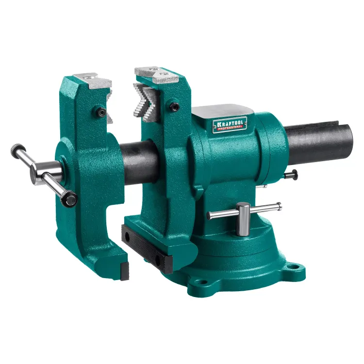 Тиски KRAFTOOL 3D-STEEL универсальные 32704-150 купить в Сургуте