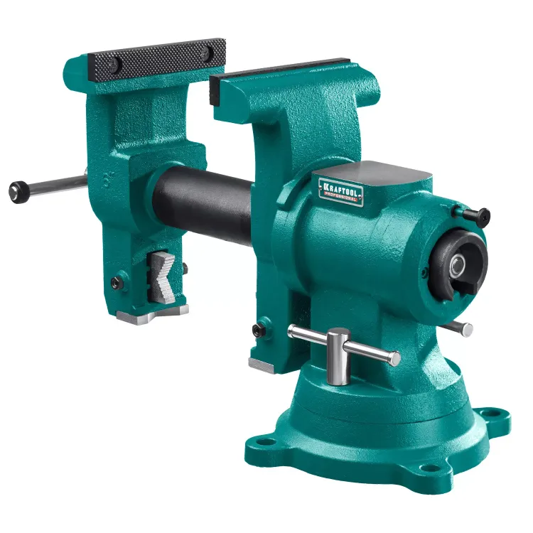 Тиски KRAFTOOL 3D-STEEL универсальные 32704-150 купить в Сургуте