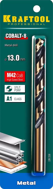 Сверло по металлу HSS-Co 29656-13 купить в Сургуте