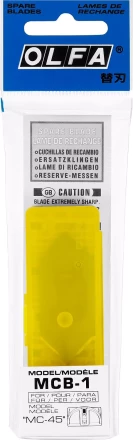 Лезвия OLFA для ножа MC-45/2B, 20(14)х49х0,3мм, 5шт OL-MCB-1 купить в Сургуте