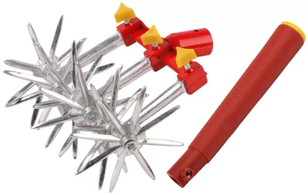 Набор GRINDA садовый: культиватор 6-звездочный, ручка пластмассовая 8-421888 купить в Сургуте