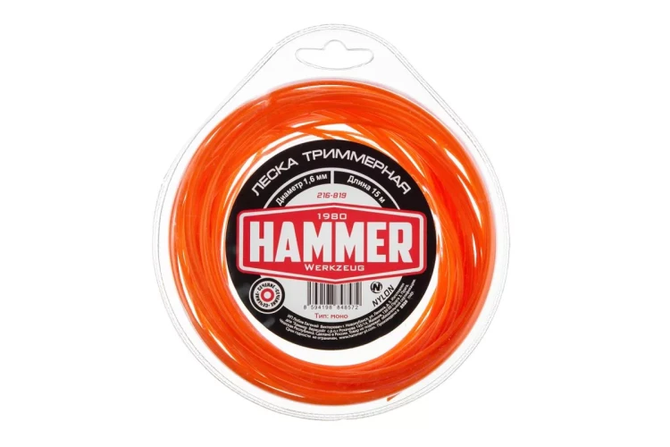 Леска для триммеров HAMMER 216-819 купить в Сургуте