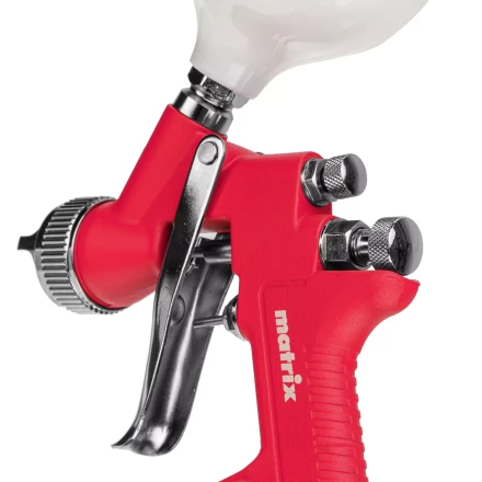 Краскораспылитель HP пневмат. с верхним бачком V= 0,6 л, сопло диаметром 1.7 мм// Matrix 57321 купить в Сургуте