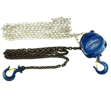 Таль цепная 1 т h подъема 2,5 м расстояние между крюками 350 мм Stels 51944 купить в Сургуте