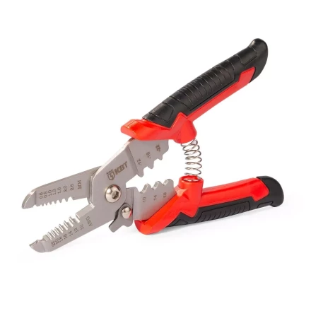 Многофункциональный стриппер КВТ WSS-01 для снятия изоляции с проводов 0.35–6.0 мм (102398) купить в Сургуте