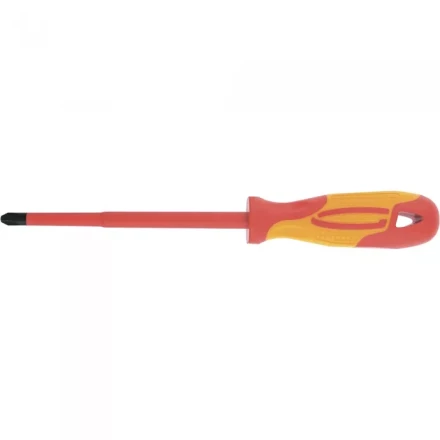 Отвертка диэлектрическая SL4*100мм CrMo до 1000В двухкомпонентная рукоятка Gross 12942 купить в Сургуте