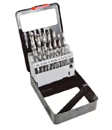 Набор сверл по мет 1,0-10,0мм 19шт белые, мет. коробка Кратон 1 05 01 013 купить в Сургуте