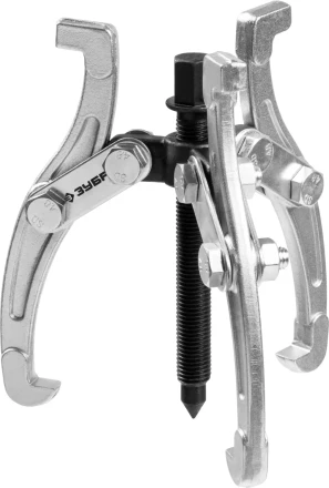 ЗУБР внешний d 25 - 160 мм, внутренний d 45 - 135 мм, шарнирный трехзахватный съемник, Профессионал (43318-110) купить в Сургуте