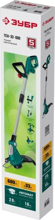 ЗУБР 600 Вт, ш/с 33 см, сетевой триммер (ТСН-33-600) купить в Сургуте